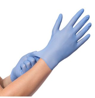 Handschoenen Nitril HACCP S Blauw